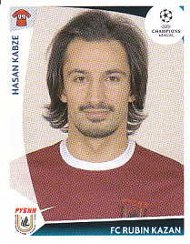 Hasan Kabze Rubin Kazan samolepka UEFA Champions League 2009/10 #412